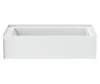 A2 6030CTMINL 6030CTMINL Series Minimalist Tub Shower Assembly Tub only Left Hand Drain White 60 x 30 x 15 * CLEARANCE *