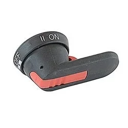 ABB OHB80J6E011 Black 80mm Pistol Handle for Double Throw Switches