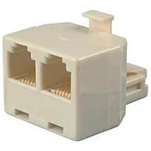 Allen Tel AT202-4 T Adapter-4-Conductor Plug/Two (2) 4-Conductor Jacks