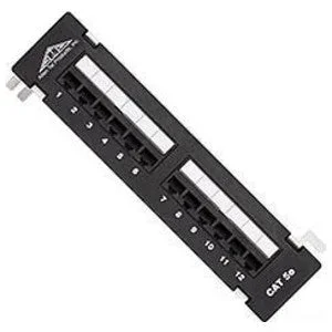 Allen Tel AT55B-12PT Cat 5e Patch Panel 12-Port