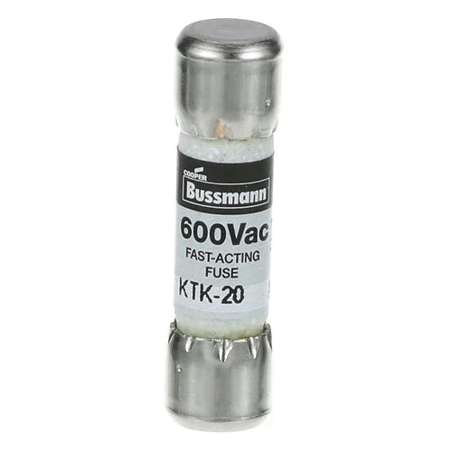 Allpoints 381434 Fuse 600V 20A Fast Acting 13/32 x 1 1/2 for Mavrik 381434