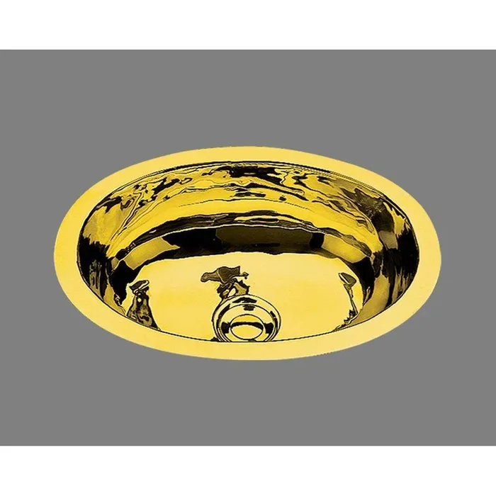 Alno Small Oval Lavatory Garland Pattern, Undermount and Drop In
