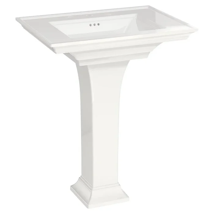 American Standard 0297800.020 Town Square S 30 x 22-1/2 in. Rectangular Dual Mount Bathroom Sink in White