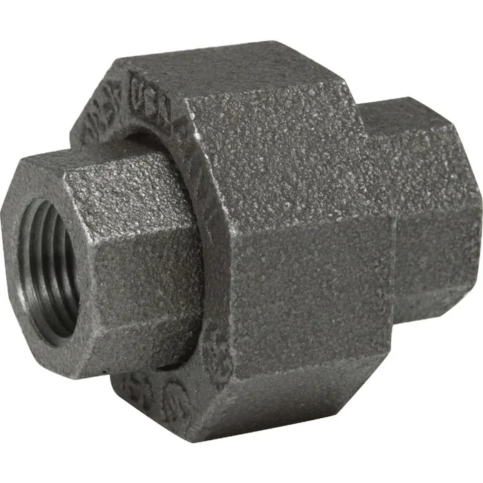 Anvil 8700163002 Ground Joint Malleable Black Iron Union