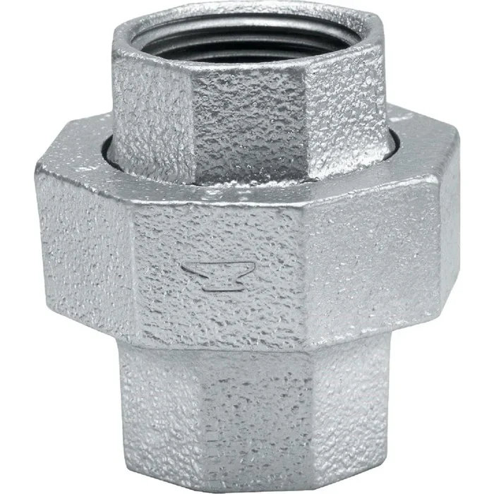 Anvil 8700163606 1-1/2 In. x 1-1/2 In. FPT Malleable Iron Galvanized Union