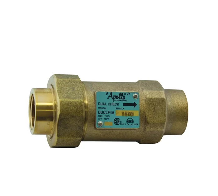 Apollo Valves 4ALF3A33A Model DuCLF4A Backflow Preventer 1/2 in. 175 psi
