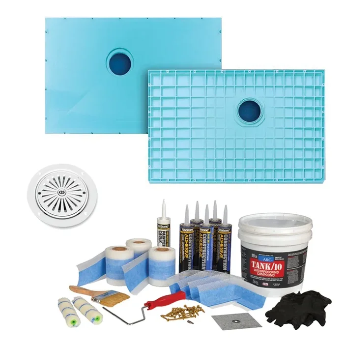ARC INC K7132C-PRE-VL Shower Base Kit Power 70-7/8X32-1/4