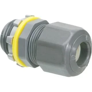 Arlington LPCG50W Low Profile Oiltight Strain Relief Cord Connector 1/2 in Trade .200 – .472 in