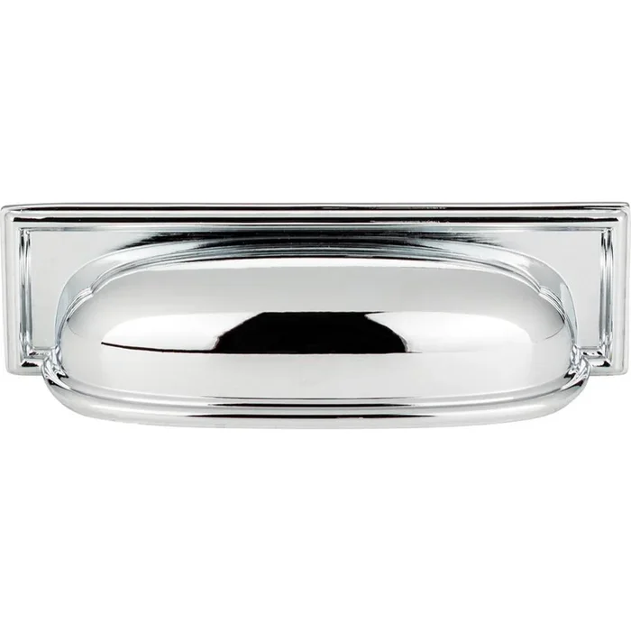 Atlas Campaign Rope Cup Pull 3 3/4 Inch (c-c) Polished Chrome