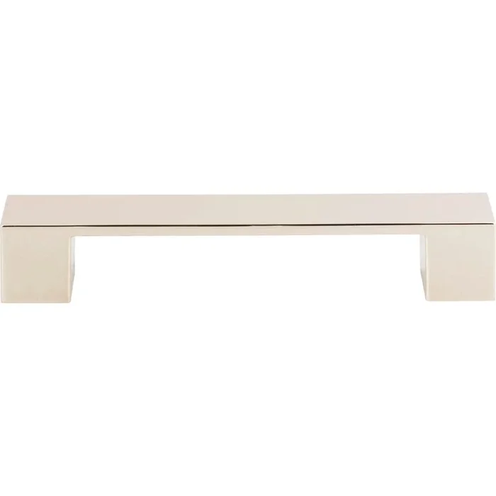 Atlas Wide Square Pull 5 1/16 Inch (c-c) Polished Nickel