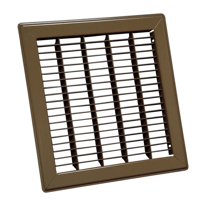 Auer Registers F251020B 10X20 Floor Grille Brown