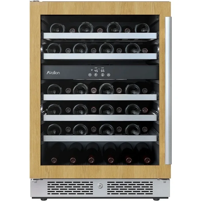 Avallon AWC242DZRH 24 Built-In Dual Zone Wine Cooler