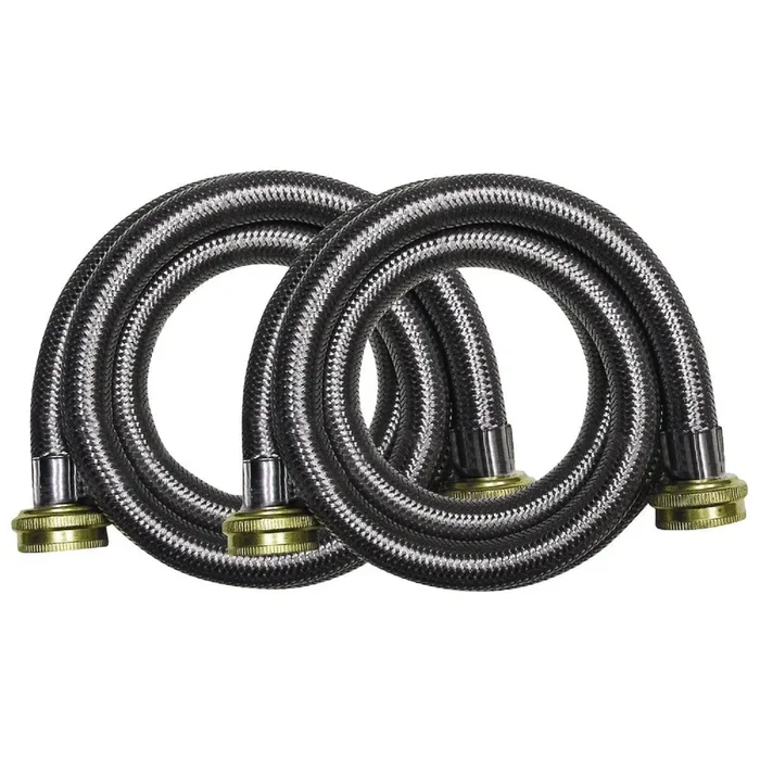 B&K 496-212DPDIB Washing Machine Hose 125 psi 5 Ft. (2-Pack)