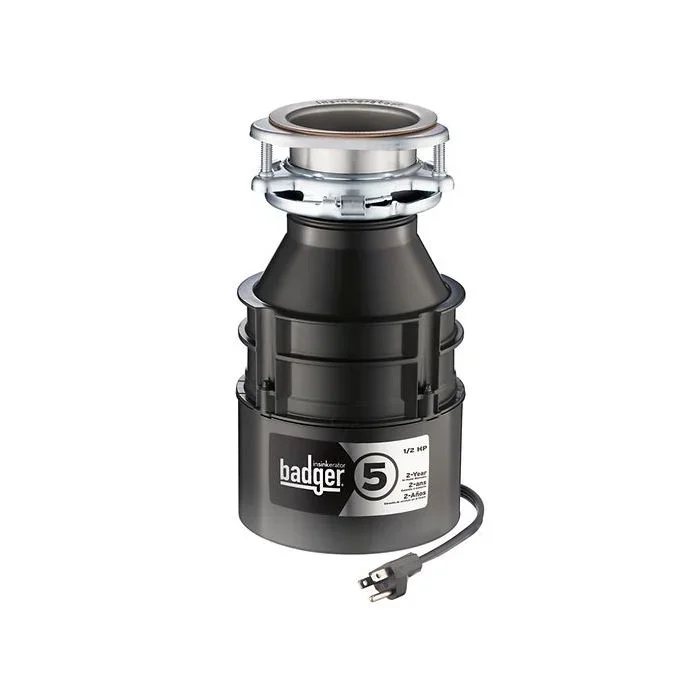 Badger 5 79008A-ISE Garbage Disposal Continuous Feed 1/2 Horsepower Replacement MPN 79008A-ISE