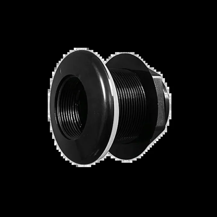 Balboa Water Group 10-3320BLK Wall Fitting BWG/HydroAir Standard Jet Extended Black