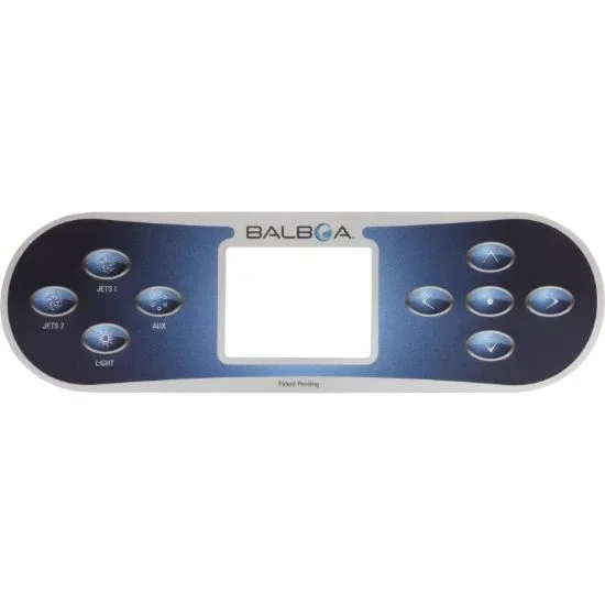 Balboa Water Group 12512 Overlay HQ-BWG TP800 P1 P2 Aux Lt Digital blu/wht