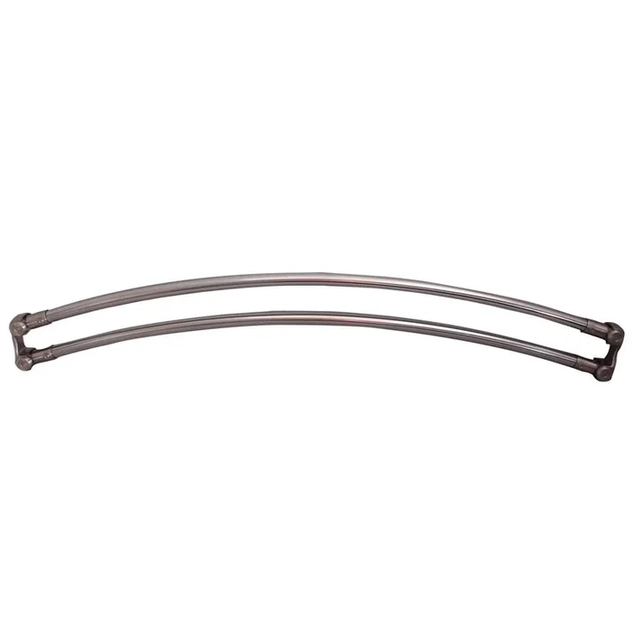 Barclay 60” Double Curved Shower Curtain Rod-Chrome