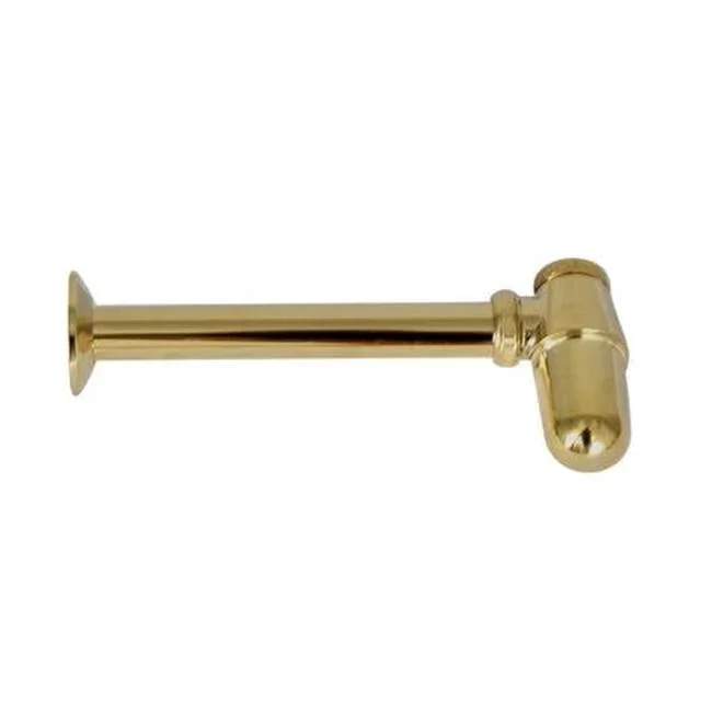Barclay Lavatory Trap with Wall Flange Polished Brass