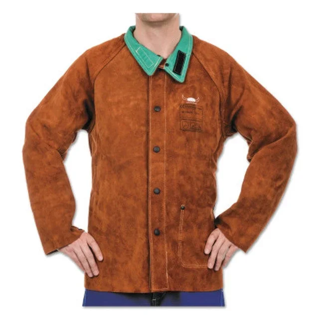 Best Welds 902-1200-S Split Cowhide Leather Jacket Small