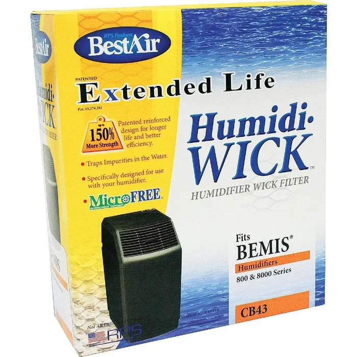 BestAir CB43 Extended Life Humidi-Wick Humidifier Wick Filter