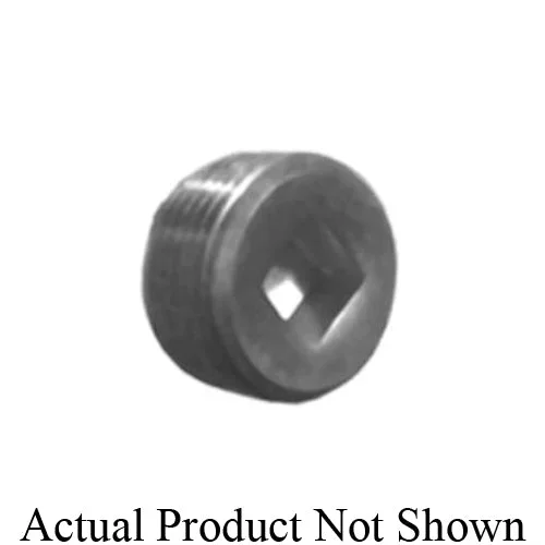 Billco IB.150 Square Socket Pipe Plug, Steel, 1-1/2 in, NPTF, Black Oxide