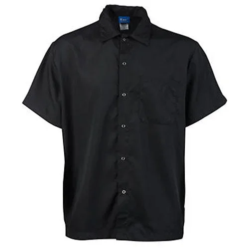 Black Cook Shirt Front Snap 1142S for AllPoints ALL1142S