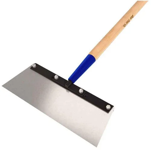 Bon 15-361 Deluxe Floor Scraper – 14 Steel Angle Cut Blade – 60 Wood Handle