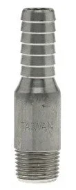 Boshart MASS-100 1 MPT x Insert Stainless Steel Swaged Adapter