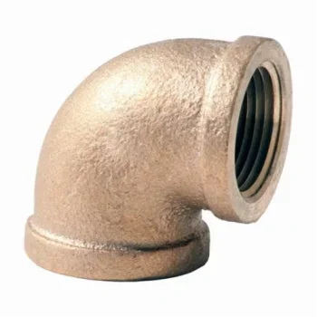 Brass Ftg XNL101-04 Pipe Elbow, 1/4 in Nominal, FNPT