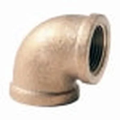 Brass Ftg XNL101-06 Pipe Elbow, 3/8 in Nominal, FNPT End Style, 125 lb