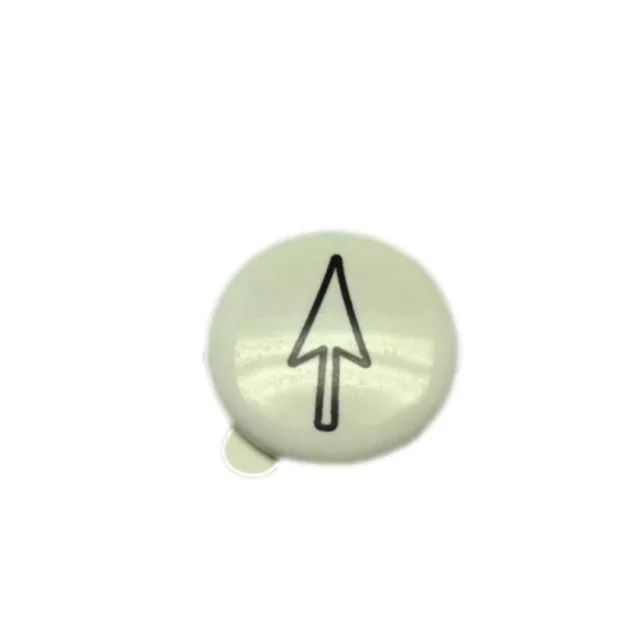 Brass Tech 1-109 PORC BTN W/ DIV ARROW