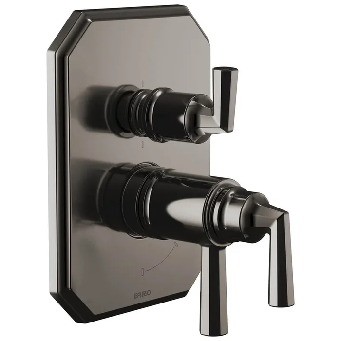 Brizo Beauclere™ TempAssure Thermostatic Valve with Integrated 6-Function Diverter Trim