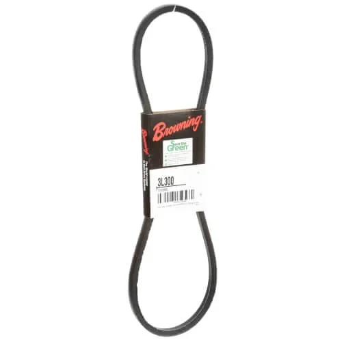 Browning 3L300 3L V-Belts – 3L Section, 1 Band, 30.0000 in Outside Length, Wrapped Construction