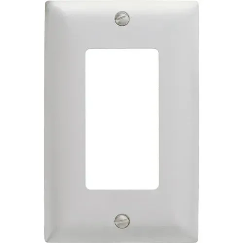 Bryant SS26 Styleline Rectangular Plate, 1-Gang, Standard, Satin Stainless