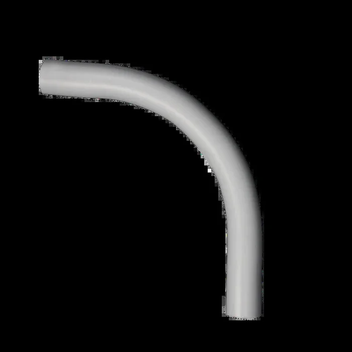 Cantex 5133823 Plain End SCH 40 Conduit Elbow, 1/2 in Trade, 90 deg, PVC