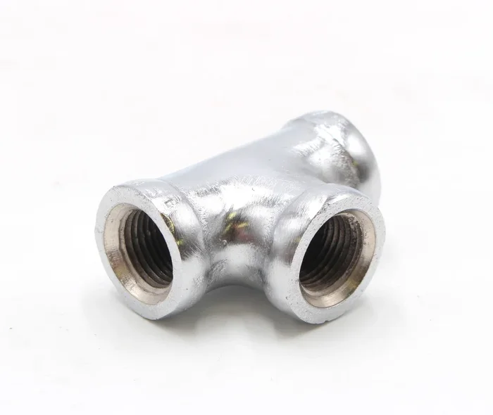 CAPTIVEAIRE TEE 0.375In NPT Chrome Plated Tee Fitting