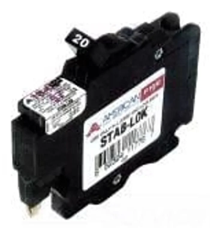 CES ACB020 ACB, 1 Pole, 20 Amp, Plug-On Circuit Breaker, 240 Volt