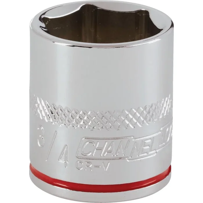 Channellock 302676 3/8 In. Drive 3/4 In. 6-Point Shallow Standard Socket