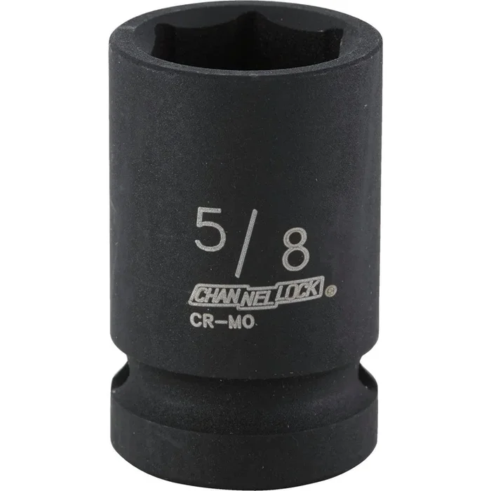 Channellock 313173 1/2 In. Drive 5/8 In. 6-Point Shallow Standard Impact Socket