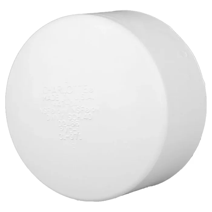 Charlotte Pipe 03304 4 Cap – Hub – PVC DWV