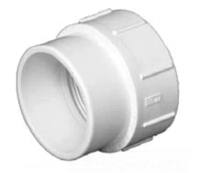 Charlotte Pipe And Foundry PVC001051200 4 In. Spigot X Female PVC DWV Fitting Cleanout Adapter