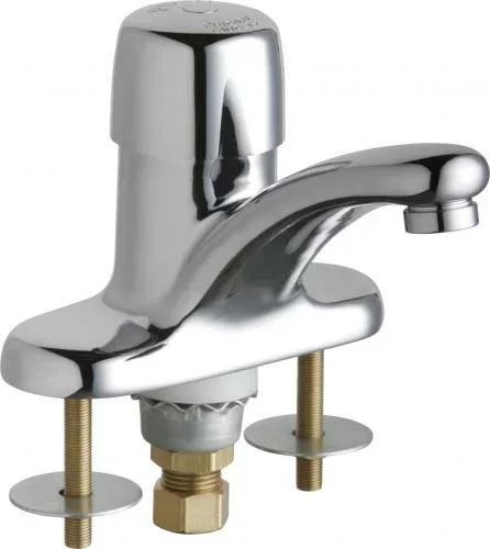 Chicago Faucet 3400-E39VPABCP Lavatory Fitting Deck Mounted 4”