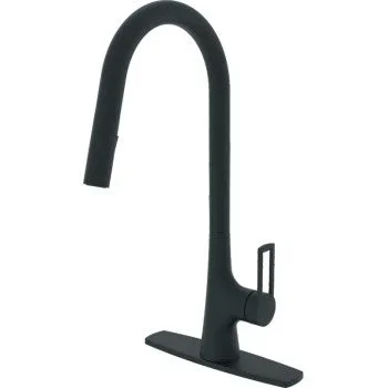 COMPASS 192-8109 Westdale 1-Handle Pulldown Kitchen Faucet Matte Black