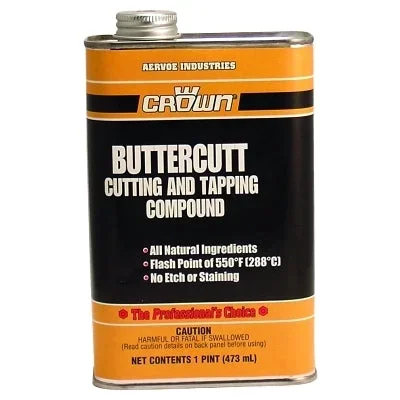 Crown 5040 Buttercut Cutting/Tapping Compound 1 pt Pour Can