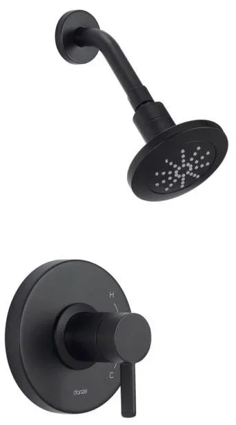 Danze D512530BSTC Amalfi Shower Trim Kit Satin Black