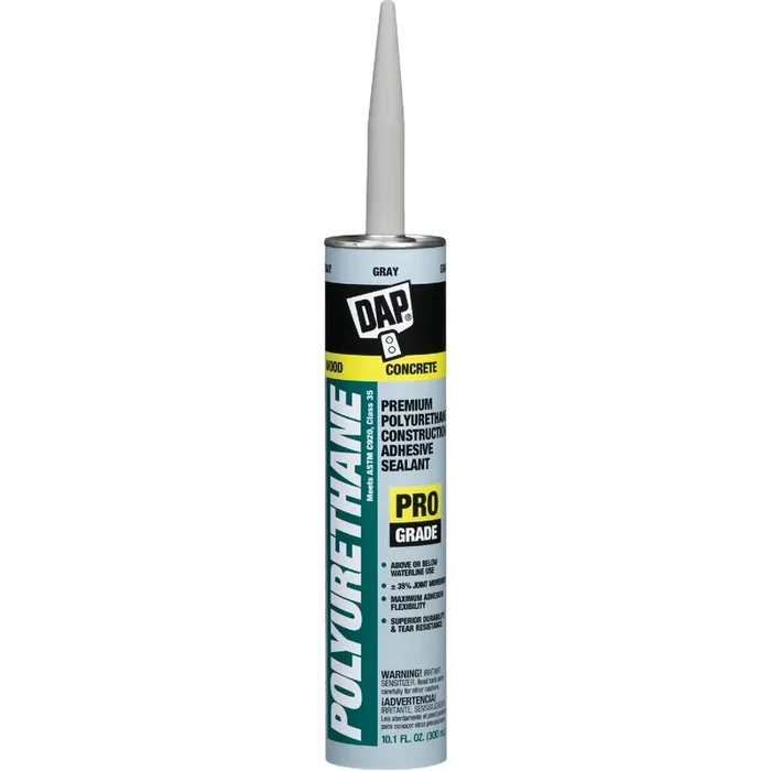 DAP 18814 Premium Polyurethane Construction Adhesive Sealant 10.1 Oz.