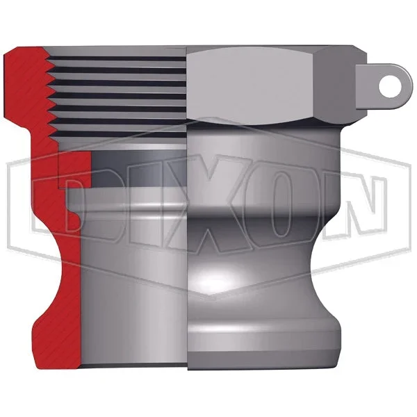 Dixon 150-A-SS Adapter A 1-1/2 in Male Cam and Groove x FNPT