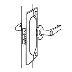 DON-JO MFG INC LP-207-DU Latch Protector 2-3/4 Width x 7 Height 12 Gauge Steel
