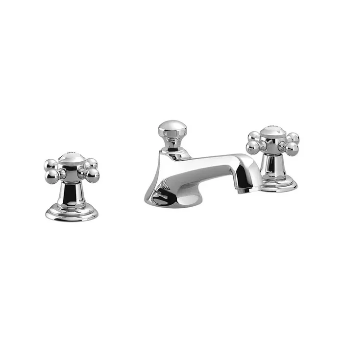 Dornbracht Madison Three-Hole Lavatory Mixer With Drain In Polished Chrome