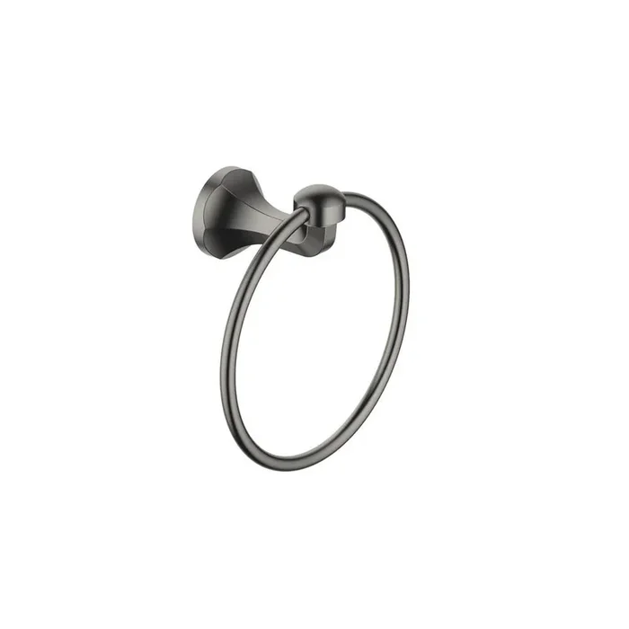 Dornbracht Madison Towel Ring Round In Dark Platinum Matte